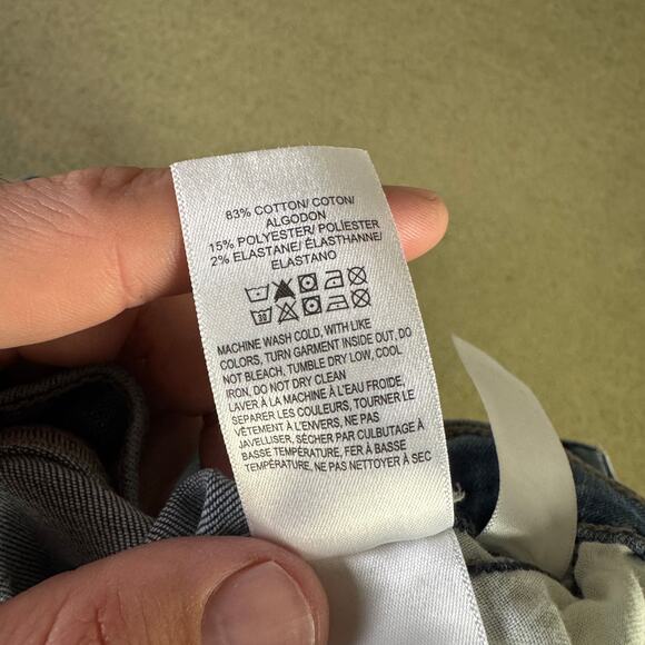 Lucky Brand Bridgette High Rise Skinny Frayed Jeans US Women's 14/32 - Picture 5 of 7